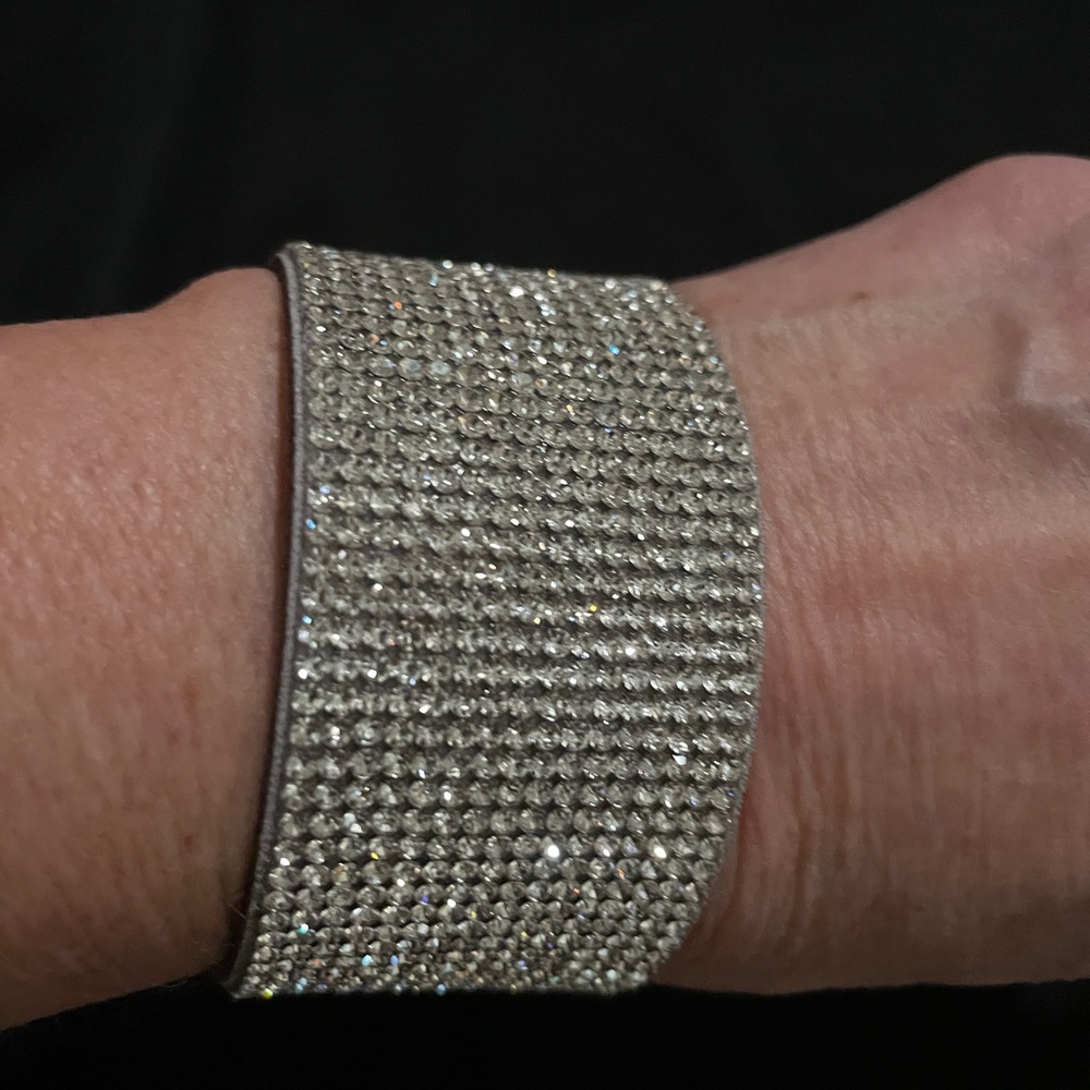 Sparkling Silver Rhinestone Bracelet